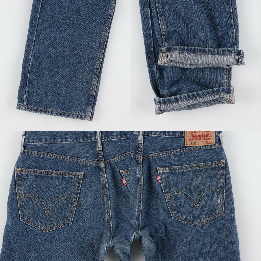 Levi's(リーバイス)の古着 リーバイス Levi's 505 STRAIGHT FIT ユーロモデル テーパードデニムパンツ メンズw34 /eaa436468 メンズのパンツ(デニム/ジーンズ)の商品写真