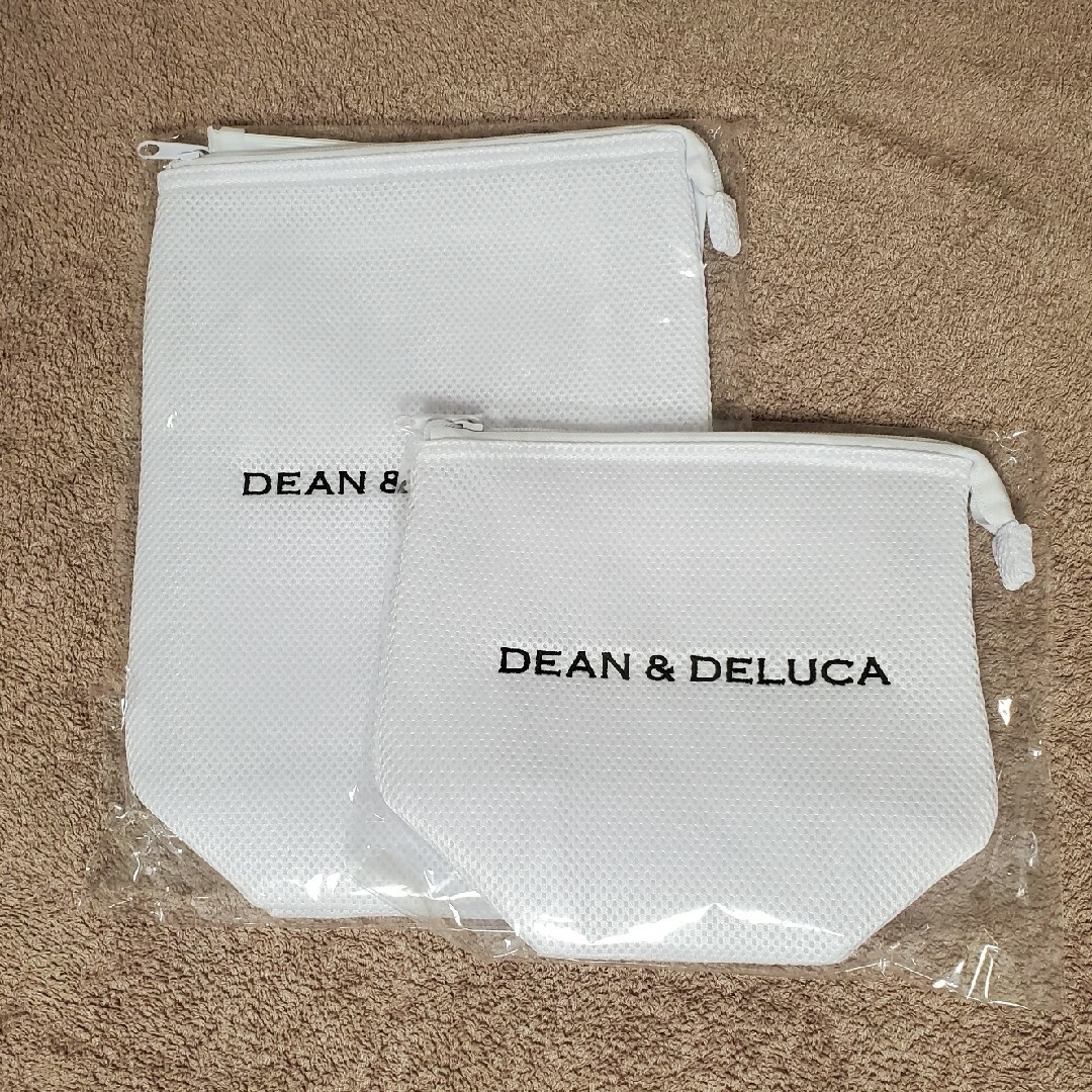 DEAN & DELUCA(ディーンアンドデルーカ)のDEAN&DELUCA バッグインバッグ 白 未使用 レディースのバッグ(その他)の商品写真