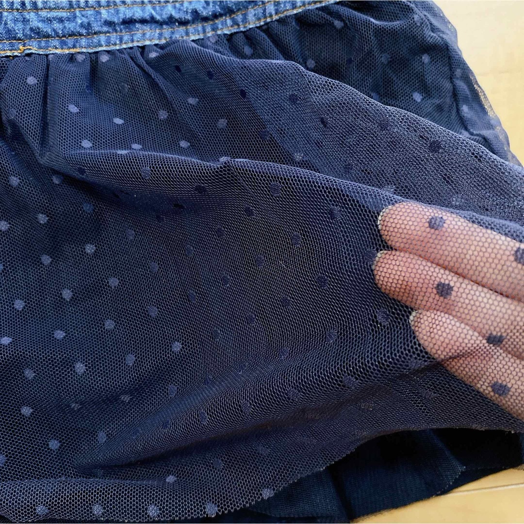 ジャンパースカート　100 タキヒヨー キッズ/ベビー/マタニティのキッズ服女の子用(90cm~)(スカート)の商品写真