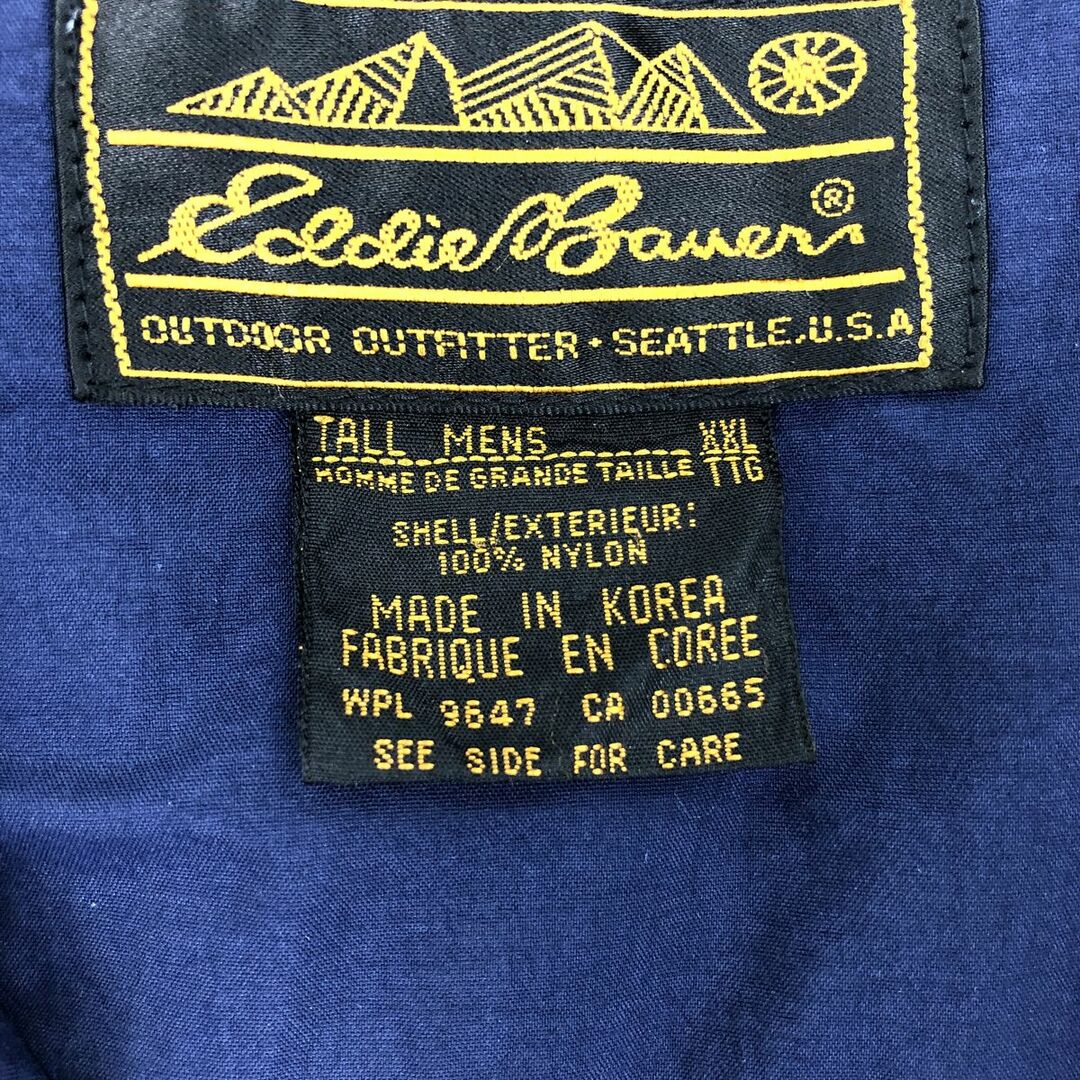 Eddie Bauer(エディーバウアー)の古着 90年代 エディーバウアー Eddie Bauer ナイロンパーカー メンズXXL /eaa440908 メンズのジャケット/アウター(ナイロンジャケット)の商品写真