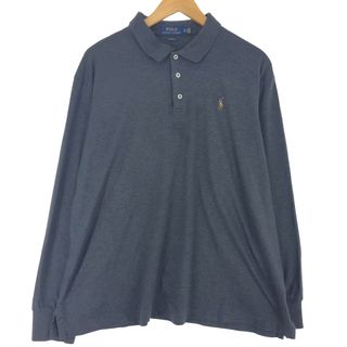 ラルフローレン(Ralph Lauren)の古着 ラルフローレン Ralph Lauren POLO RALPH LAUREN CLASSIC FIT 長袖 ポロシャツ メンズXL /eaa431421(ポロシャツ)