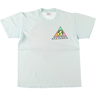 古着 90年代 STEDMAN バックプリント プリントTシャツ USA製 メンズM ヴィンテージ /eaa432306(Tシャツ/カットソー(半袖/袖なし))