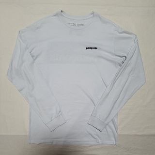 パタゴニア(patagonia)のパタゴニア ロングスリーブP6ロゴレスポンシビリティー S 白 長袖 ロンT(Tシャツ/カットソー(七分/長袖))