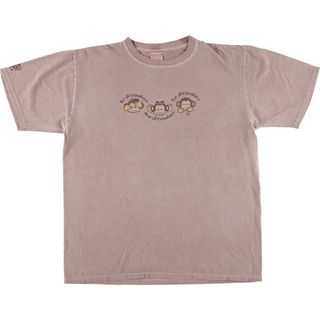 古着 CRAZYSHIRT CHOCOLATE DYED プリントTシャツ メンズL /eaa432735(Tシャツ/カットソー(半袖/袖なし))