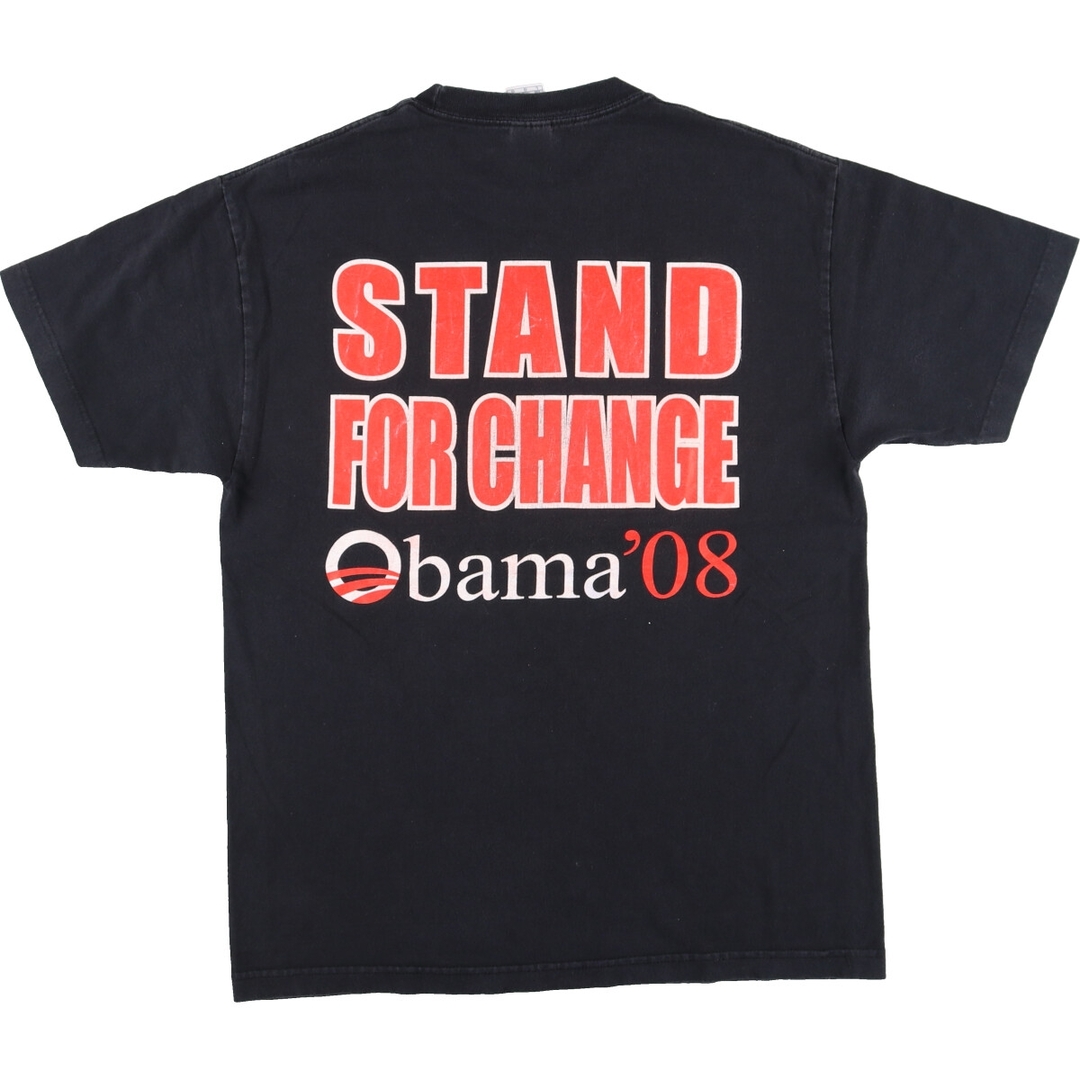 古着 ALSTYLE BARACK OBAMA バラクオバマ フォトTシャツ メンズL /eaa432768 メンズのトップス(Tシャツ/カットソー(半袖/袖なし))の商品写真