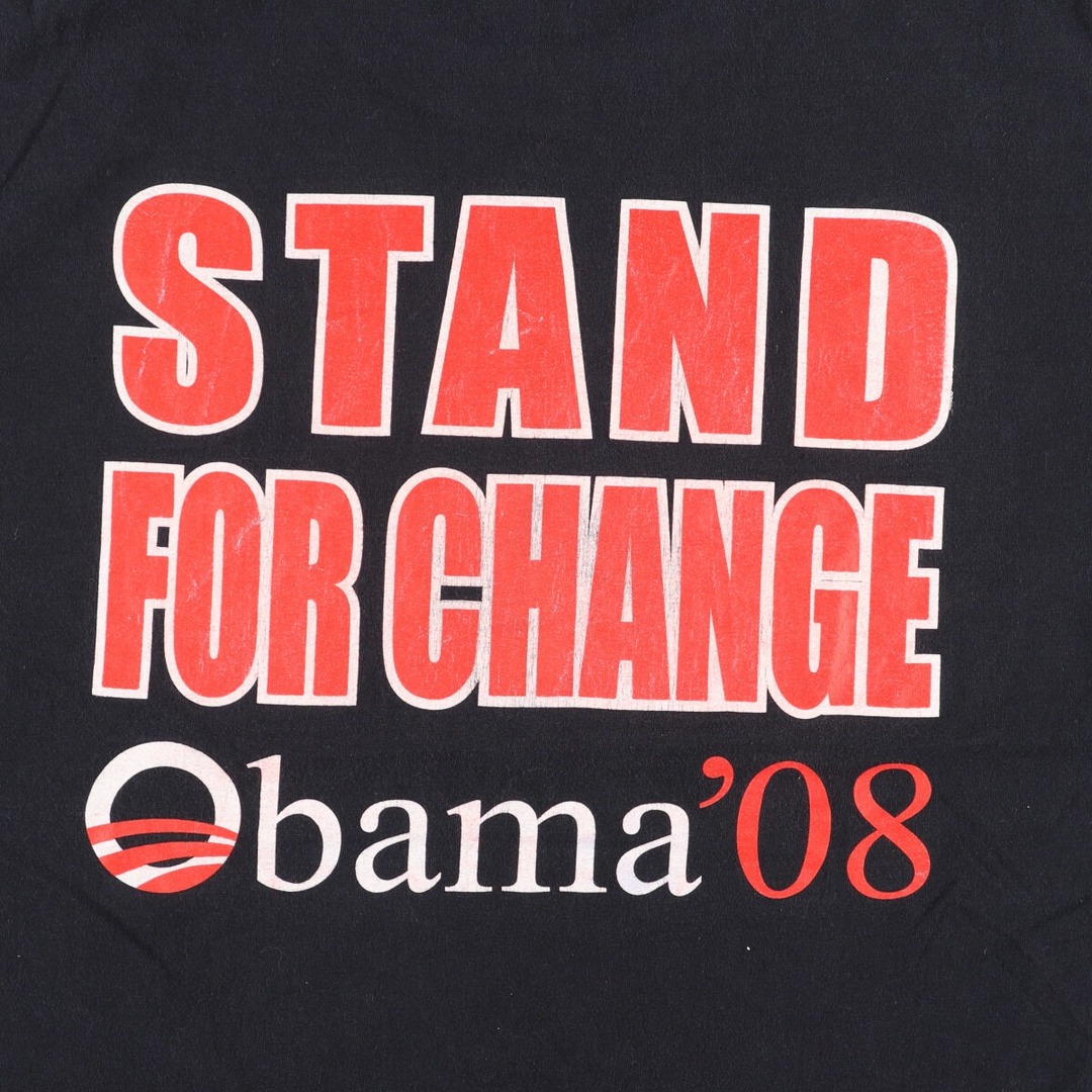 古着 ALSTYLE BARACK OBAMA バラクオバマ フォトTシャツ メンズL /eaa432768 メンズのトップス(Tシャツ/カットソー(半袖/袖なし))の商品写真