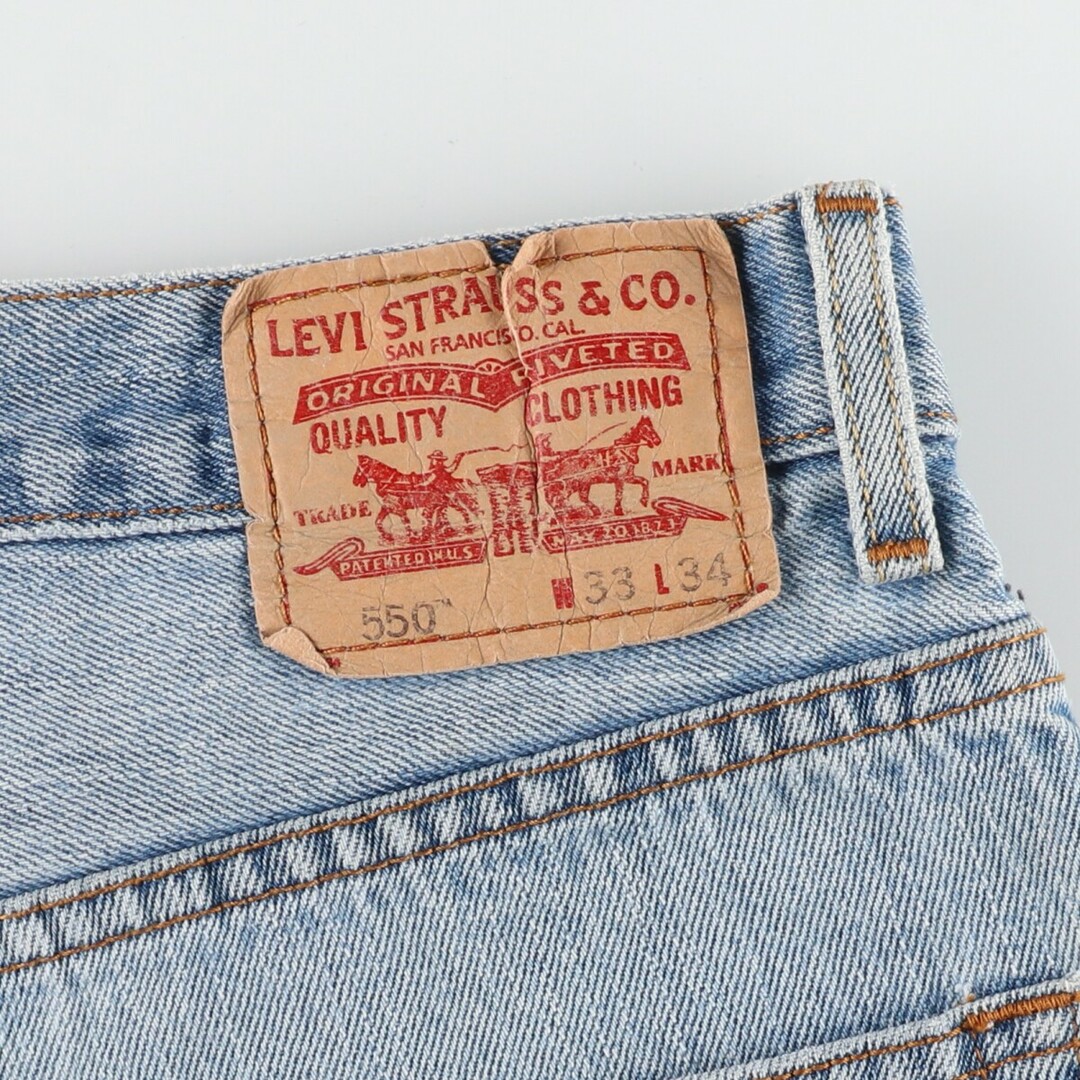 Levi's(リーバイス)の古着 リーバイス Levi's 550 RELAXED FIT テーパードデニムパンツ メンズw33 /eaa436473 メンズのパンツ(デニム/ジーンズ)の商品写真