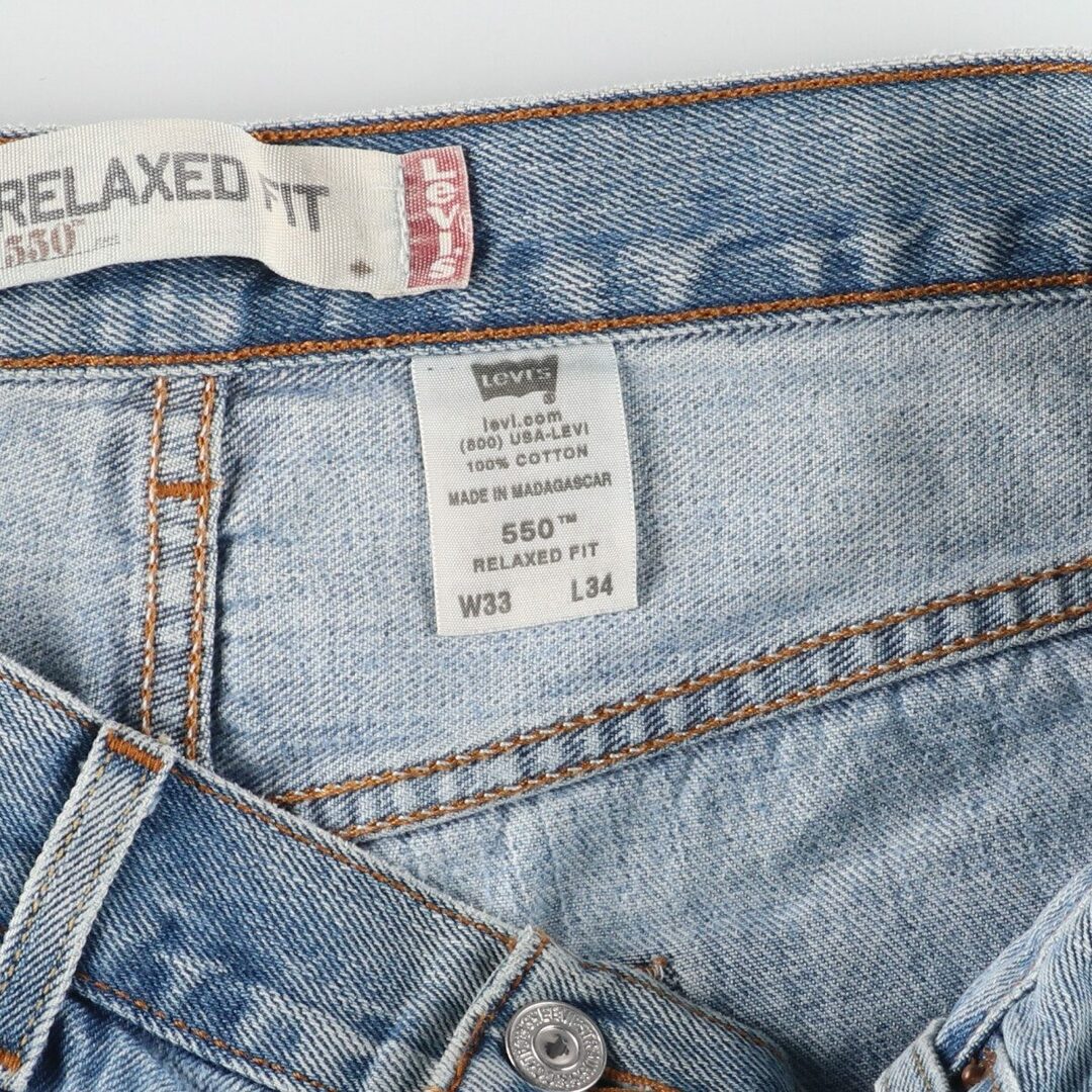 Levi's(リーバイス)の古着 リーバイス Levi's 550 RELAXED FIT テーパードデニムパンツ メンズw33 /eaa436473 メンズのパンツ(デニム/ジーンズ)の商品写真