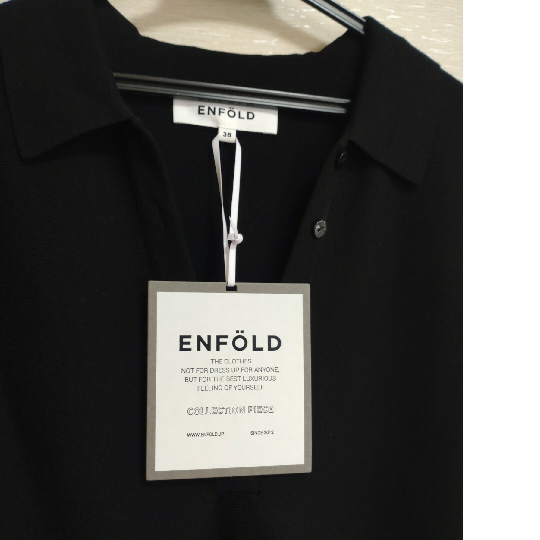 ENFOLD(エンフォルド)のエンフォルド　ポロプルオーバー レディースのトップス(ニット/セーター)の商品写真