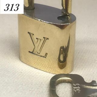 ルイヴィトン(LOUIS VUITTON)の美品★ ルイヴィトン ★ パドロック 313 カデナ 南京錠 鍵1本 ゴールド(キーホルダー)