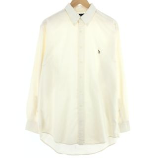 ラルフローレン(Ralph Lauren)の古着 ラルフローレン Ralph Lauren 長袖 ボタンダウンシャツ メンズL /eaa444719(シャツ)