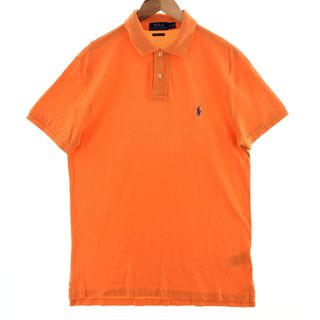 ラルフローレン(Ralph Lauren)の古着 ラルフローレン Ralph Lauren POLO RALPH LAUREN CUSTOM SLIM FIT 半袖 ポロシャツ メンズL /eaa381231(ポロシャツ)