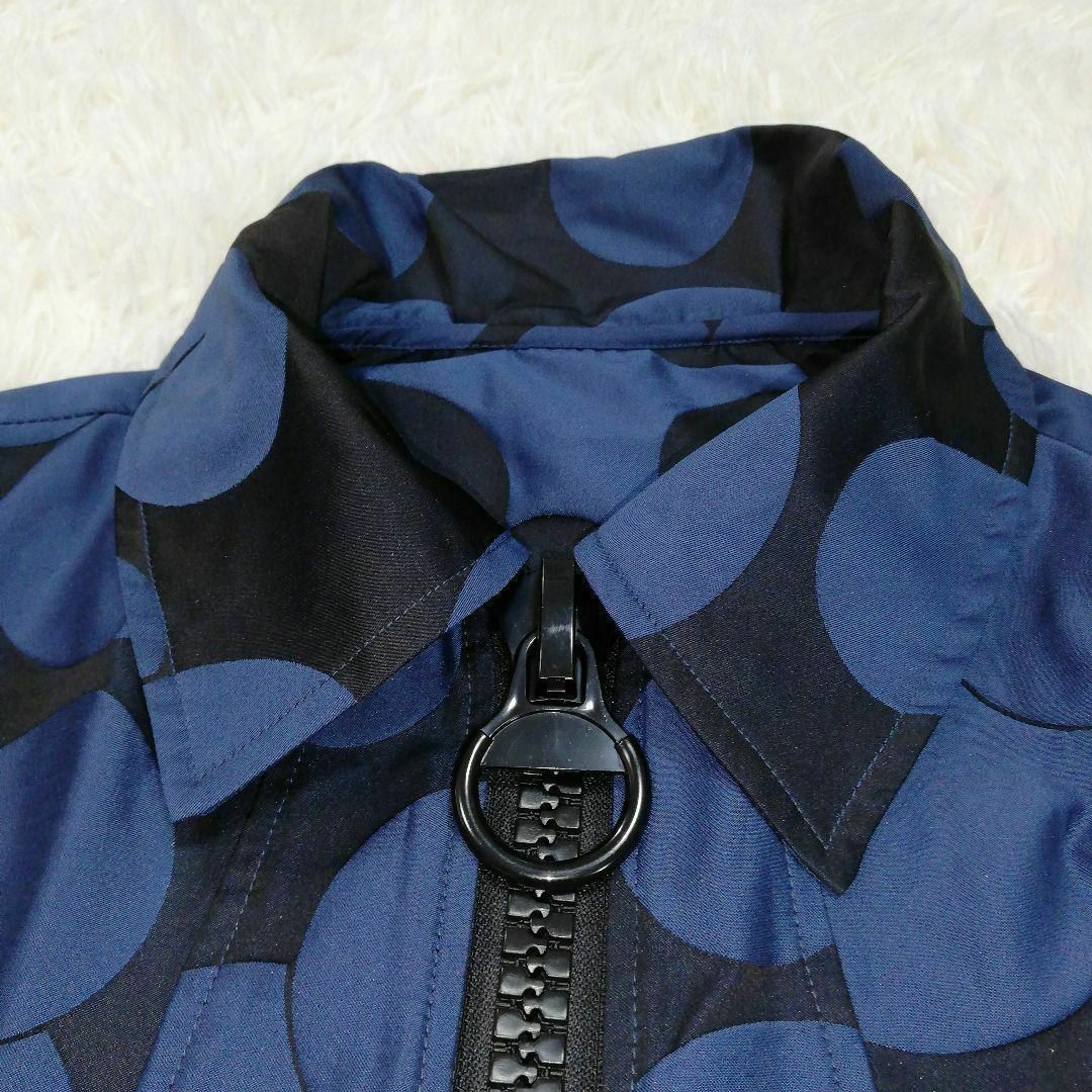 フォーシーズンズ　スプリングコート　ジャケット　でかジップ　M～Lサイズ レディースのジャケット/アウター(スプリングコート)の商品写真