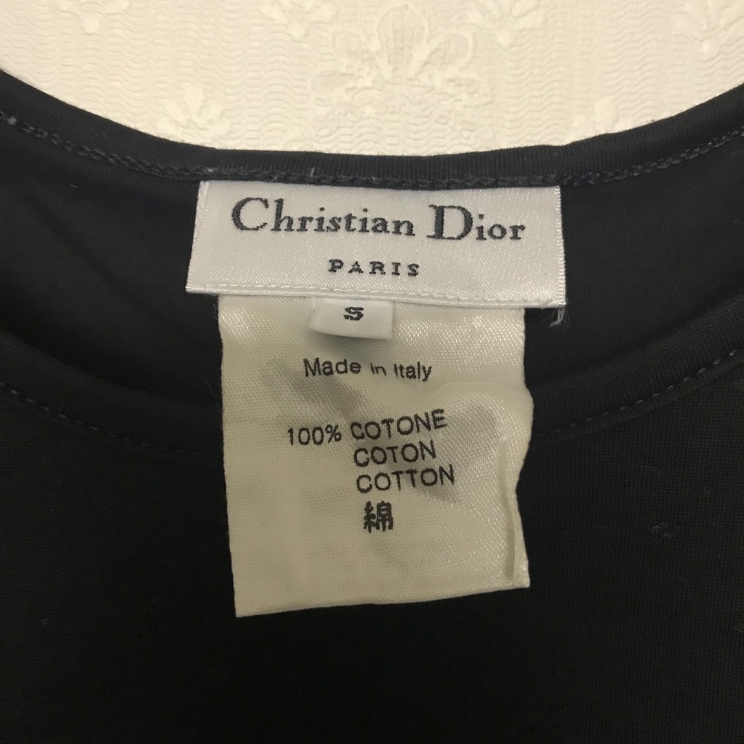 Christian Dior(クリスチャンディオール)のクリスチャンディオール Tシャツ 黒 レディースのトップス(Tシャツ(半袖/袖なし))の商品写真