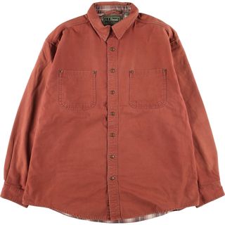 古着 エルエルビーン L.L.Bean ダックワークシャツジャケット カナダ製 メンズXL /eaa440143