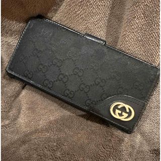 Gucci - グッチ ラウンドファスナー長財布 キングスネーク 中古 GG Gucci - グッチ ラウンドファスナー長財布 キングスネーク 中古 GG