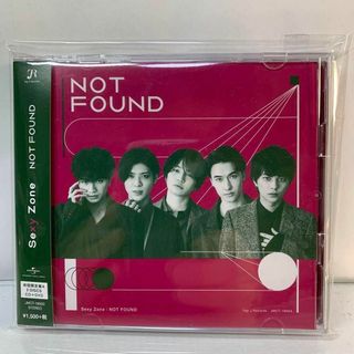 Sexy Zone / NOT FOUND[DVD付初回限定盤A](ポップス/ロック(邦楽))