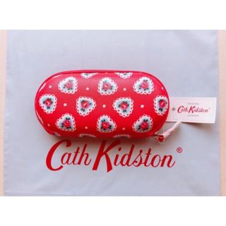 Cath Kidston - 【新品未使用】キャスキッドソン ジップ 眼鏡ケース レース ハート