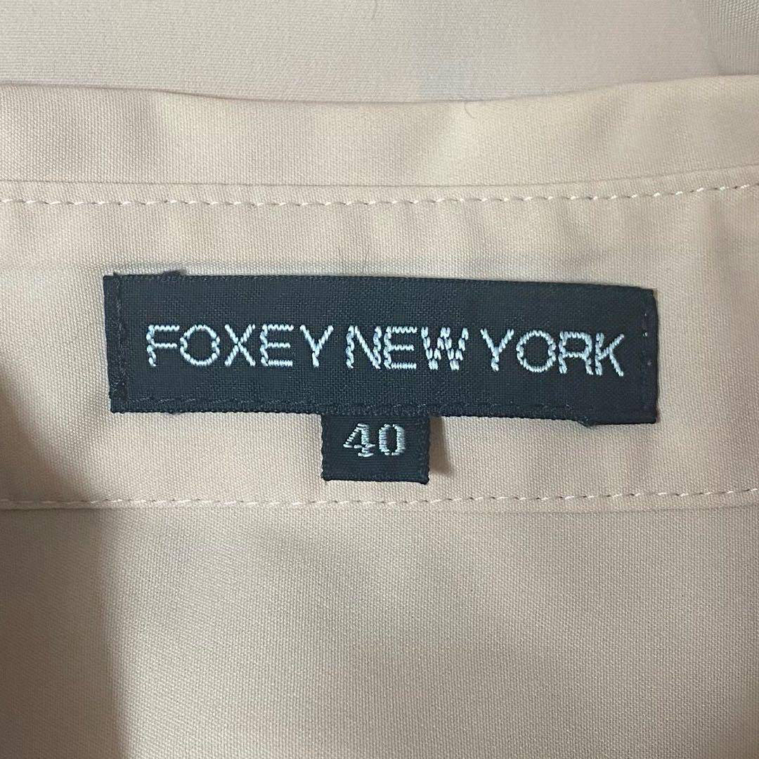 FOXEY NEW YORK(フォクシーニューヨーク)の【FOXEY NEW YORK】訳あり特価  ノースリーブブラウス 美シルエット レディースのトップス(シャツ/ブラウス(半袖/袖なし))の商品写真