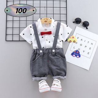 ☆新品☆フォーマル 男の子　セットアップ　入園式　結婚式　スーツ　100cm(ドレス/フォーマル)