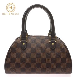 ルイヴィトン(LOUIS VUITTON)の【新品同様】LOUIS VUITTON ルイ・ヴィトン リベラ ミニ ダミエ N41436 CA0015 ハンドバッグ ミニバッグ ダミエキャンバス  エベヌ レディース(ハンドバッグ)