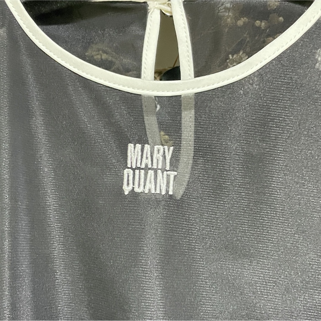 Lily Brown(リリーブラウン)のLILY BROWN MARY QUANT シアートップス 黒 レディースのトップス(カットソー(半袖/袖なし))の商品写真