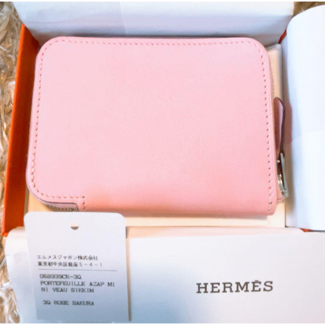 Hermes(エルメス)の【新品】【未使用】レア エルメスHERMES ローズサクラ　アザップ　ミニ メンズのファッション小物(コインケース/小銭入れ)の商品写真