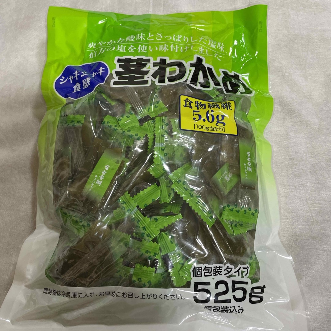 コストコ(コストコ)の茎わかめ　525g   個包装タイプ 食品/飲料/酒の加工食品(その他)の商品写真