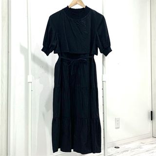 ダブルクローゼット(w closet)のw closet ふんわりロングワンピ　サイズM(ロングワンピース/マキシワンピース)