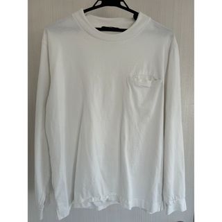 シップス(SHIPS)のXL メンズ シップス ロンT Tシャツ トップス シンプル 白 ホワイト(Tシャツ/カットソー(七分/長袖))