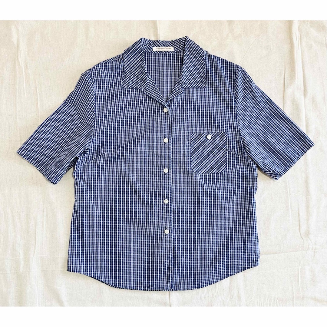 5️⃣ blouse ／ vintage レディースのトップス(シャツ/ブラウス(半袖/袖なし))の商品写真