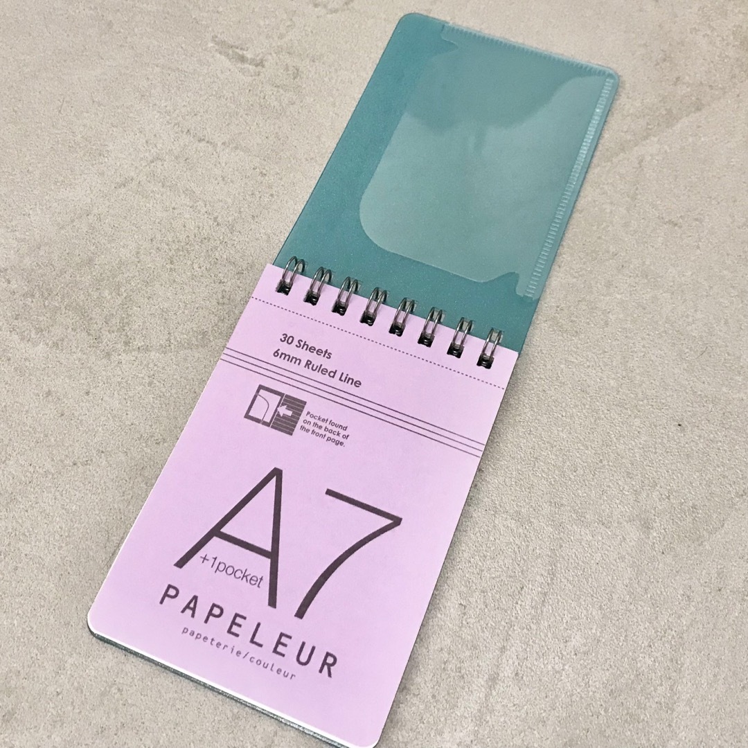 コクヨ PAPELEUR A7サイズ インテリア/住まい/日用品の文房具(ノート/メモ帳/ふせん)の商品写真