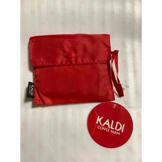 カルディ(KALDI)のカルディ　エコバッグ　レッド(エコバッグ)