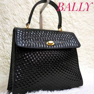 Bally - ✨訳ありご奉仕品✨　バリー　キルティング　フォーマルバッグ　パテントレザー　黒