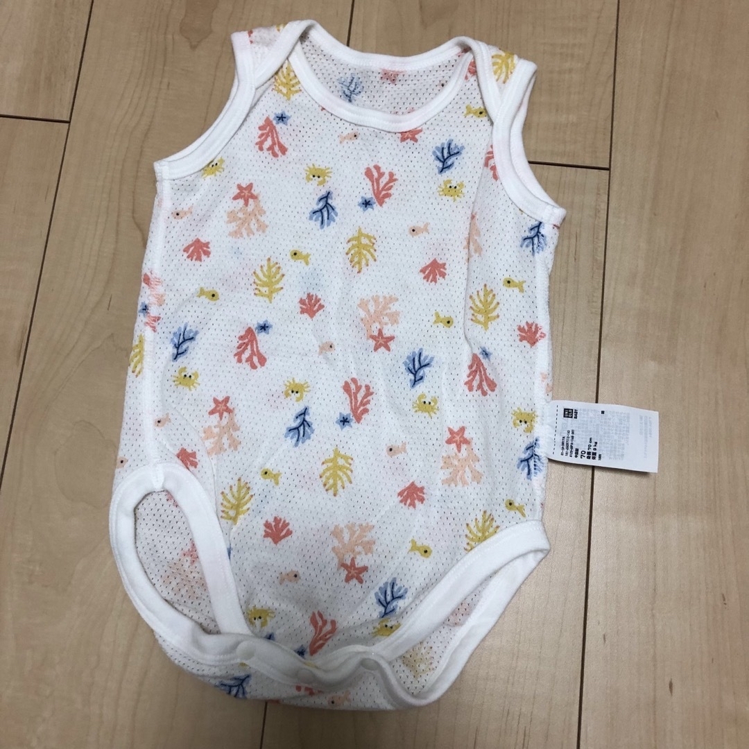 UNIQLO(ユニクロ)の赤ちゃん　肌着　まとめ売り キッズ/ベビー/マタニティのキッズ服女の子用(90cm~)(下着)の商品写真