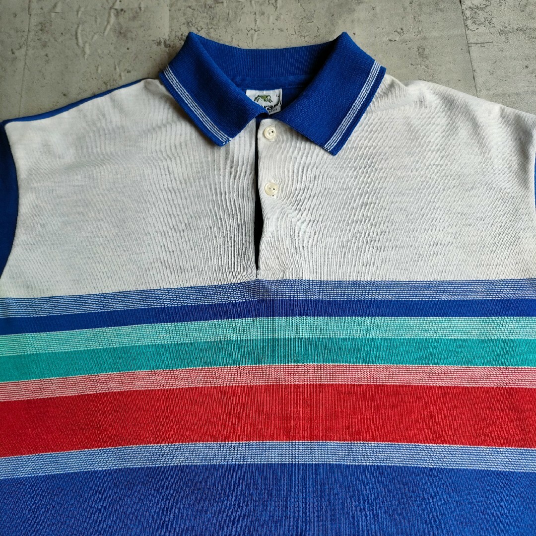 VINTAGE(ヴィンテージ)の【C143】 80s~90s USA製古着 シングルステッチシャツ ヴィンテージ メンズのトップス(ポロシャツ)の商品写真