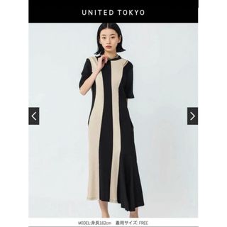 ユナイテッドトウキョウ(UNITED TOKYO)の新品！UNITED TOKYO★カラースイッチングワンピース(ロングワンピース/マキシワンピース)