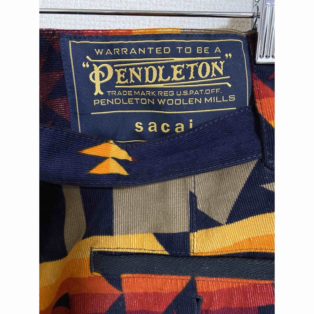 PENDLETON x sacai ネイティブ柄ショーツ 新品未使用 正規品 メンズのパンツ(ショートパンツ)の商品写真