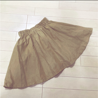 ★グローバルワーク★スカート　スエード調ブラウン　XL、120-130
