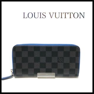 【美品】LOUISVUITTON ヴィトン　ヴァスコ　ラウンドファスナー長財布