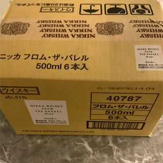 ニッカウイスキー  フロムザバレル  500ml  6本セット　国産ウイスキー(ウイスキー)