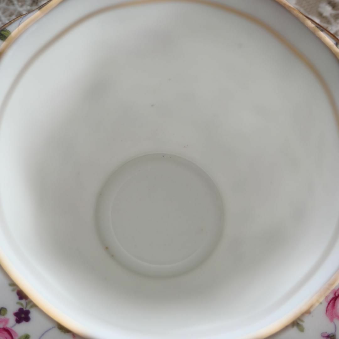 英国　素敵　CLARENCE　チンツ柄　可愛いカップ＆ソーサーA インテリア/住まい/日用品のキッチン/食器(グラス/カップ)の商品写真