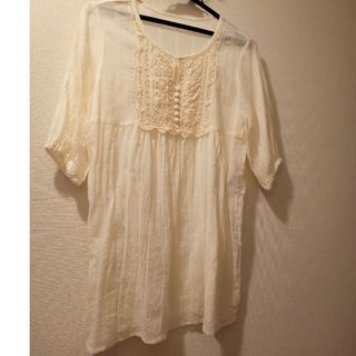 ローリーズファーム(LOWRYS FARM)の新品 ローリーズファーム M 綿100% コットン(カットソー(半袖/袖なし))