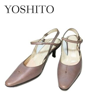 ヨシト(YOSHITO)の✨春夏✨YOSHITO★天然皮革★サンダル★パンプス★ヒール★size24(サンダル)