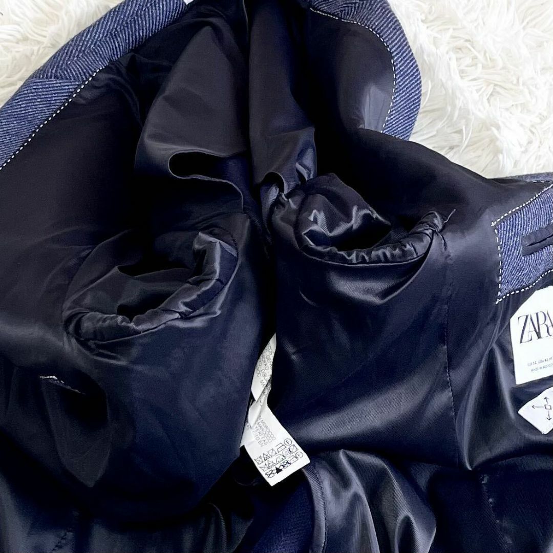 ZARA(ザラ)の【極美品 2XL】ZARA ザラ テーラドジャケット ストレッチ素材 メンズのジャケット/アウター(テーラードジャケット)の商品写真