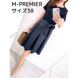 【美品✨】定価 40,000円❤️ M-PREMIER✨サイズ38✨ワンピース