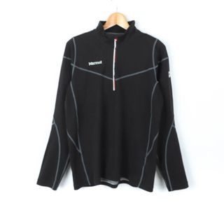 MARMOT - マーモット 長袖Ｔシャツ トップス カットソー スポーツウエア アウトドア メンズ XLサイズ ブラック MARMOT