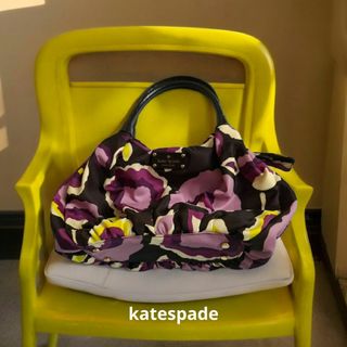 ケイトスペードニューヨーク(kate spade new york)のkatespade　フラワープリントバッグ　国内正規代理店仕様(トートバッグ)