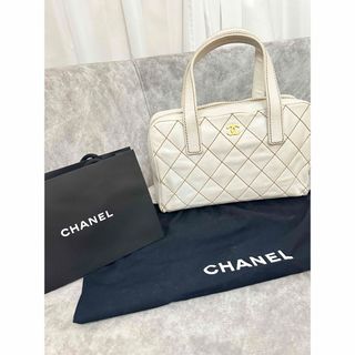 シャネル(CHANEL)の【美品】CHANEL シャネル　ワイルドステッチ　ハンドバッグ(ハンドバッグ)