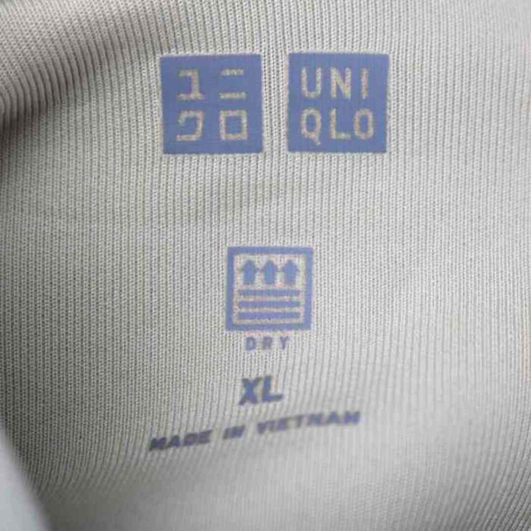 UNIQLO(ユニクロ)のユニクロ パーカー トップス カットソー プルオーバー 速乾 レディース XLサイズ グリーン UNIQLO レディースのトップス(パーカー)の商品写真